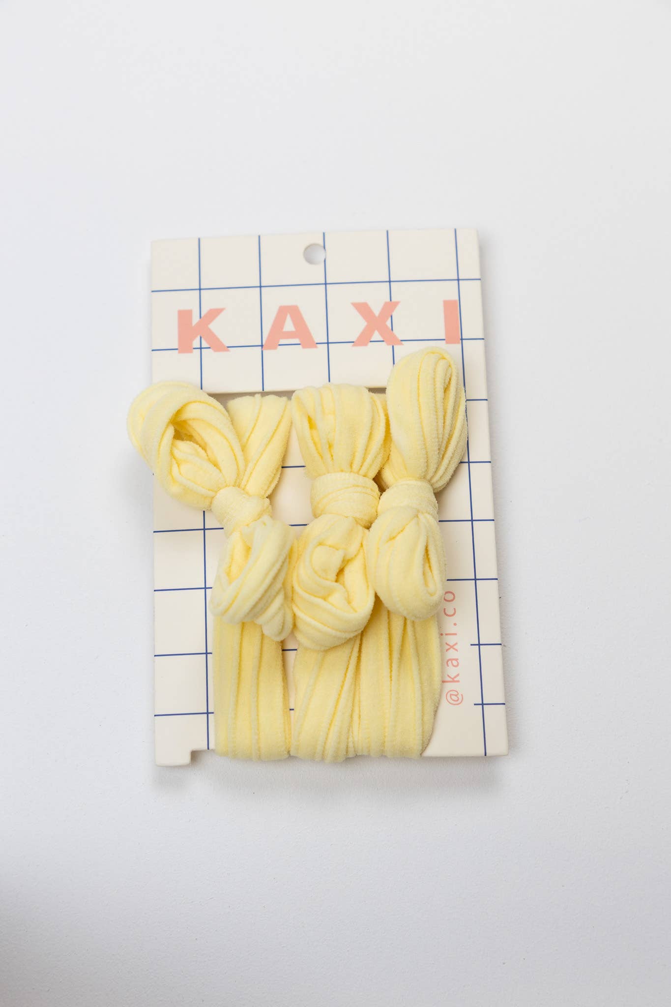 Kaxi Nylon Bow Slick Back Hair Ties