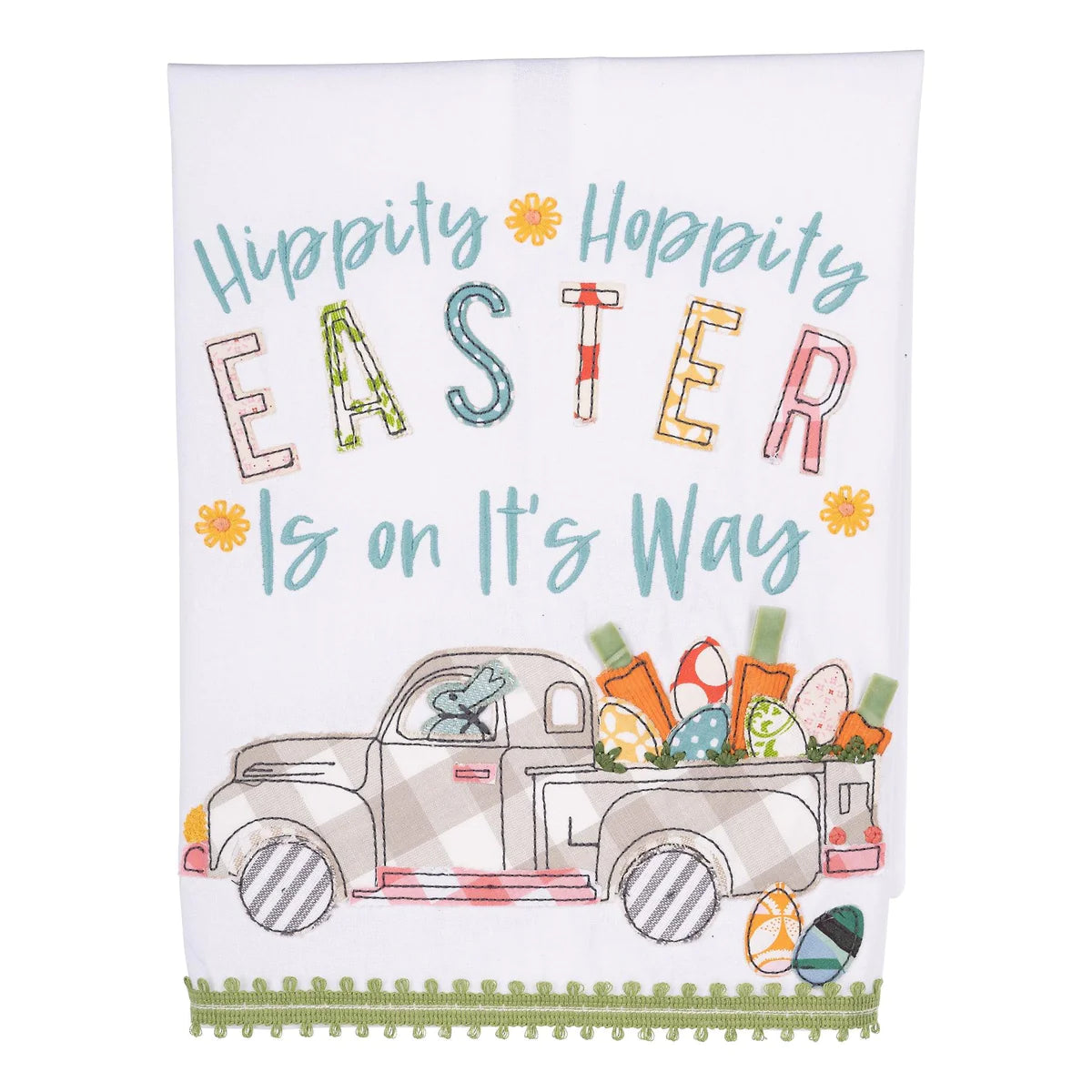 Hippity Hoppity Hooray Easter Tea Towel
