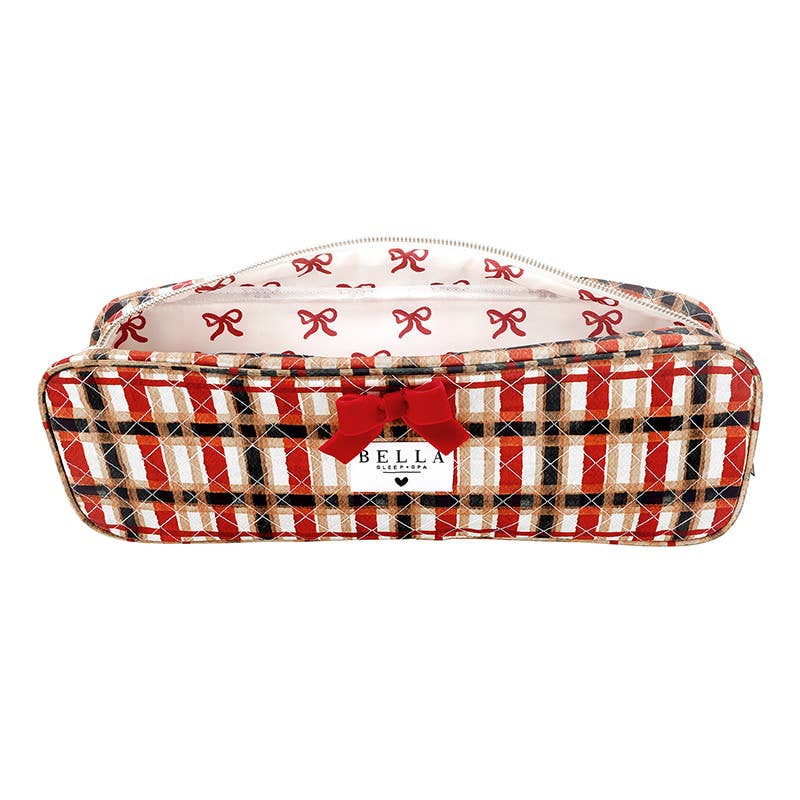 Plaid Quilted Hair Tool Bag