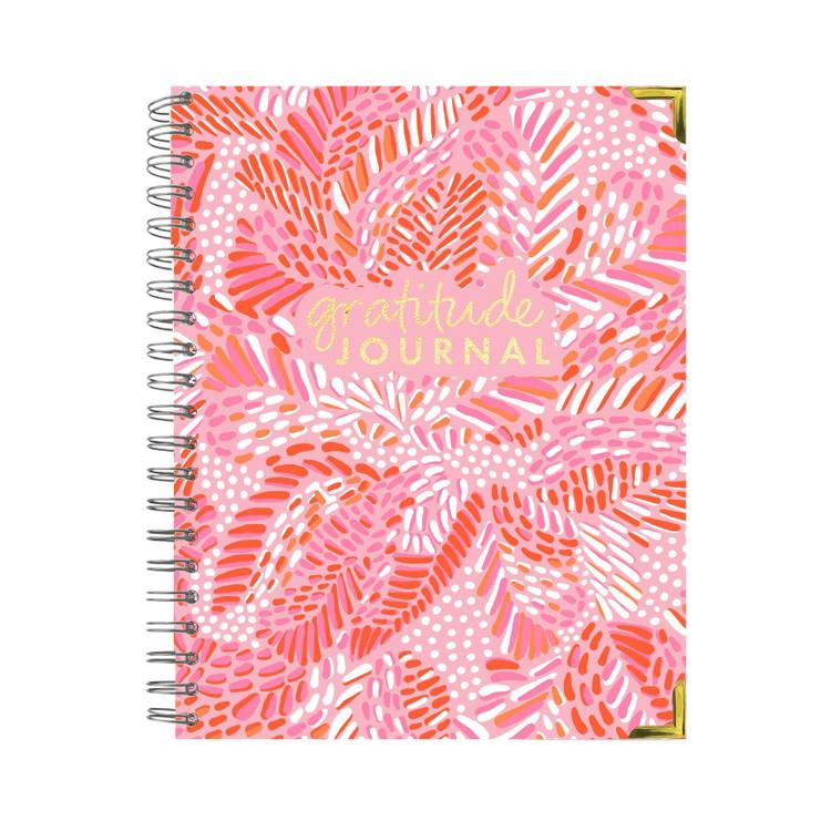 Mosaic Meadow Pink Gratitude Journal