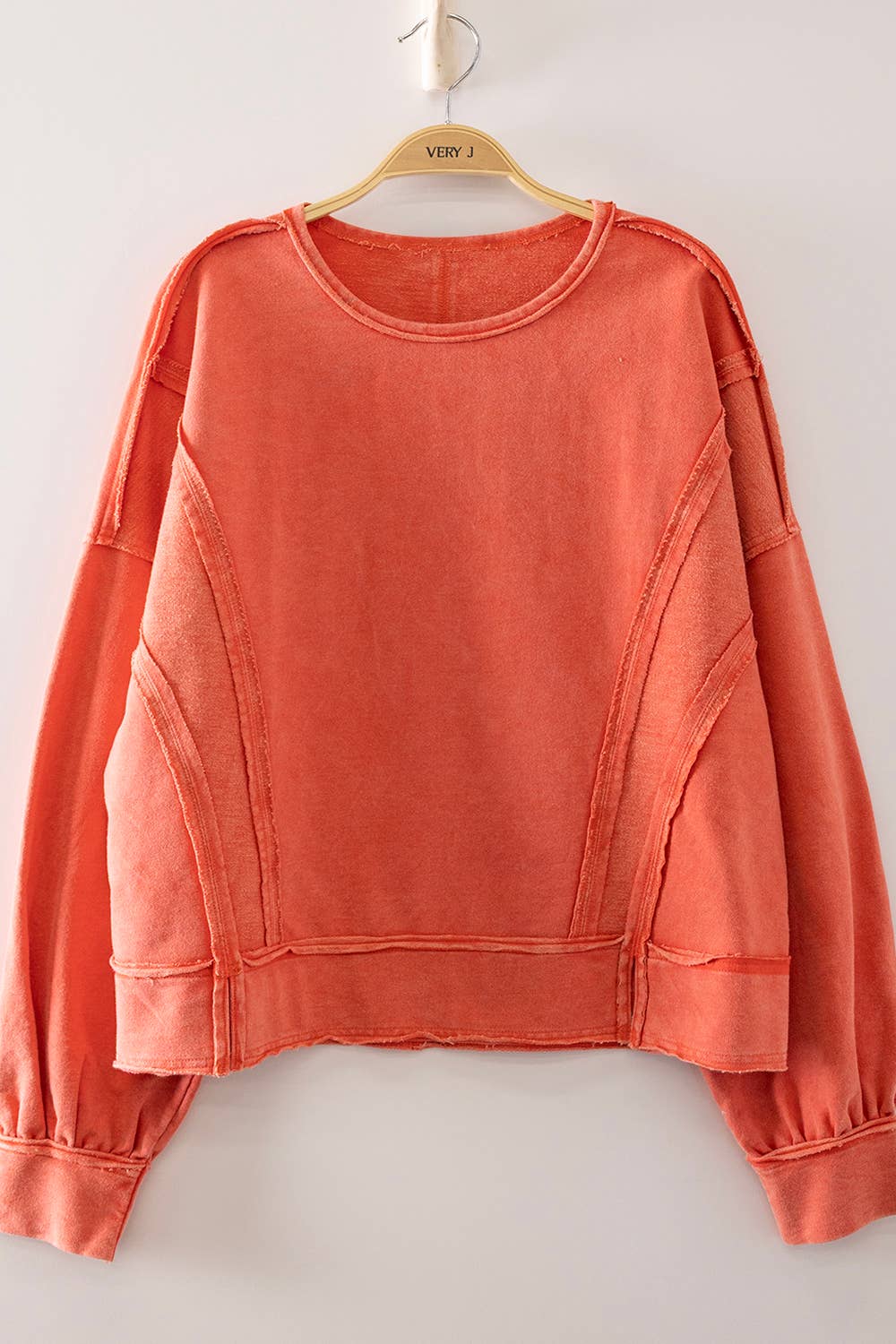 Maddie Vintage Days Raw Edge Top
