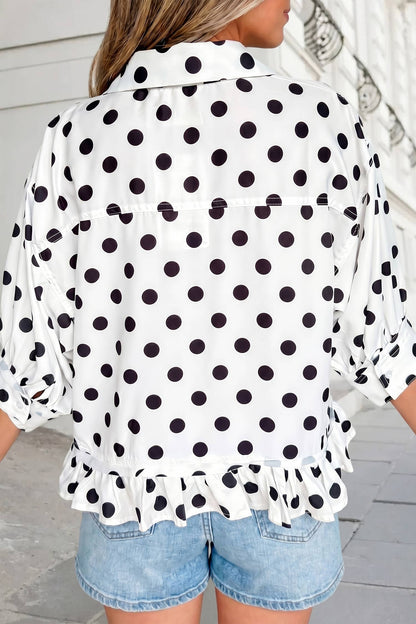 Pretty Little Dots Button Up Shirt