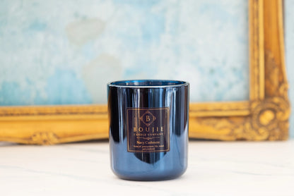 Boujie Wood Wick 14 oz. Glass Vessel Candle