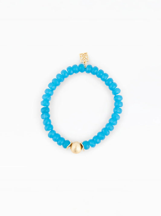 Blue Paloma Beaded Bracelet