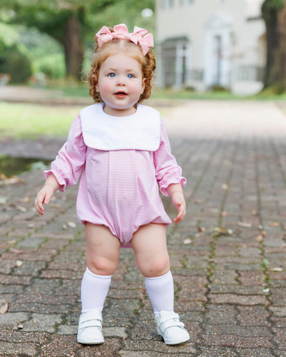 Light Pink Stripe Jane Bubble