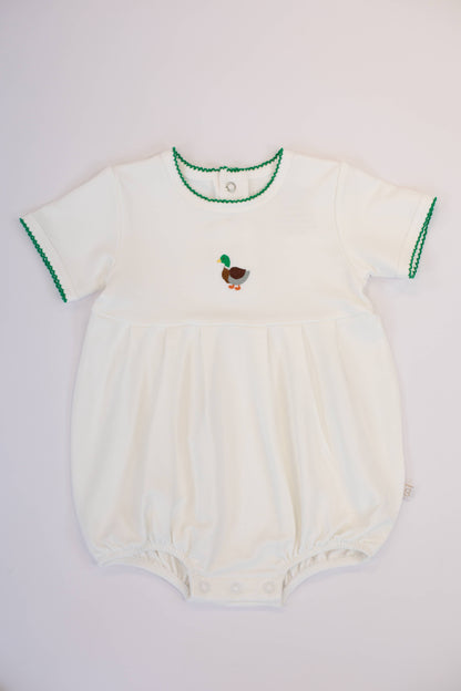 Mallard Ducks Pip Embroidered Bubble