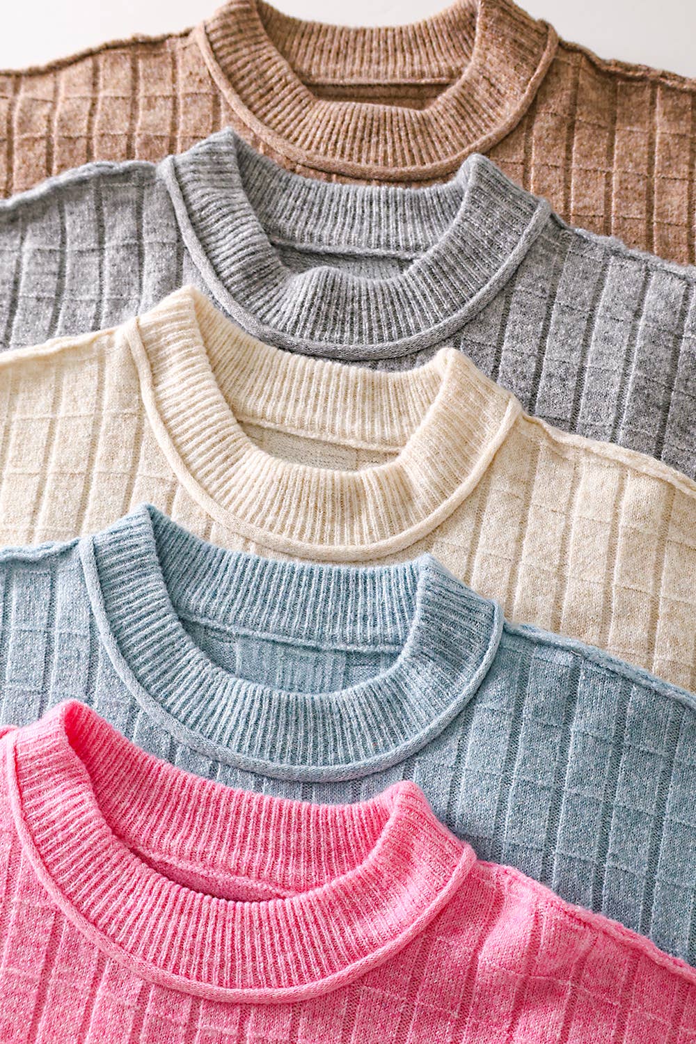 Allie Ribbed Knit Sweater