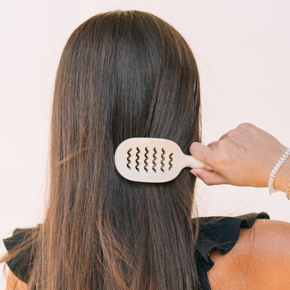 TELETIE Mini Vented Brush | Tan