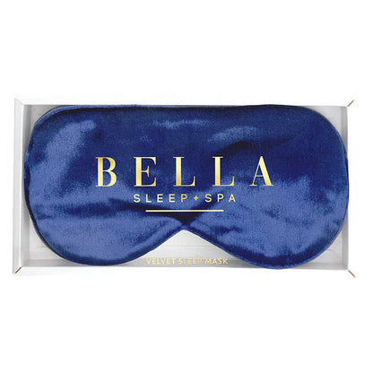 Navy Velvet Eye Mask