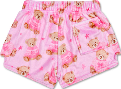 Youth Beary Cute Plush Shorts