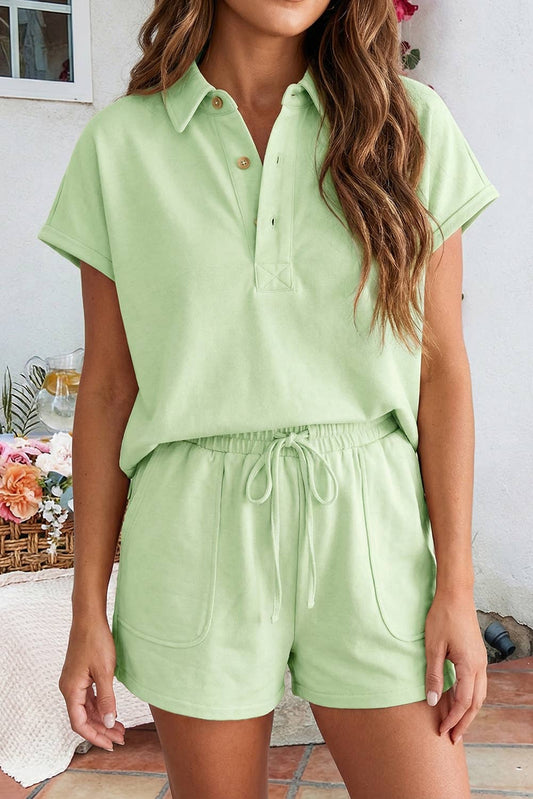 Key Lime Lounge Short Set