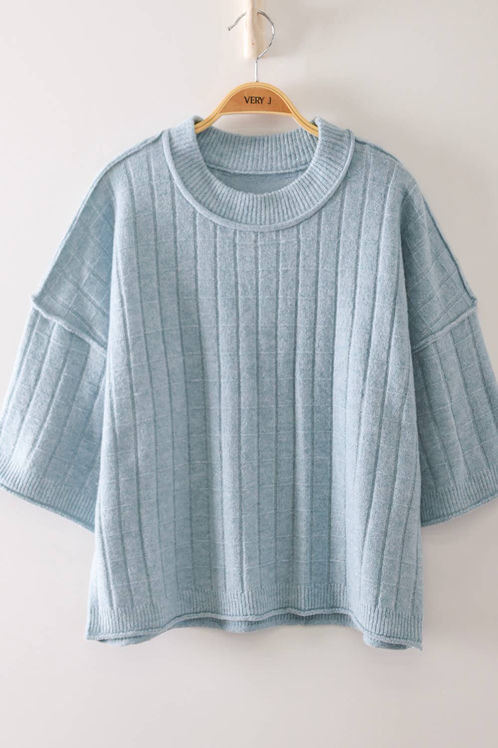 Allie Ribbed Knit Sweater