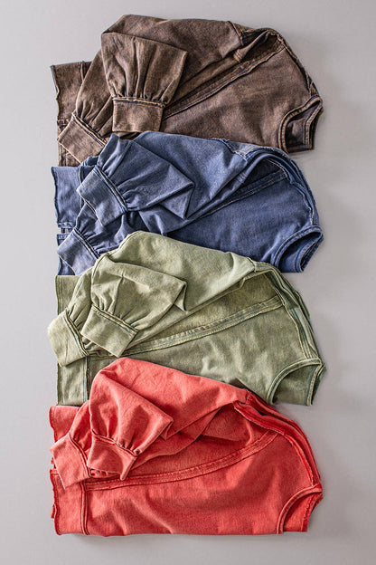 Maddie Vintage Days Raw Edge Top