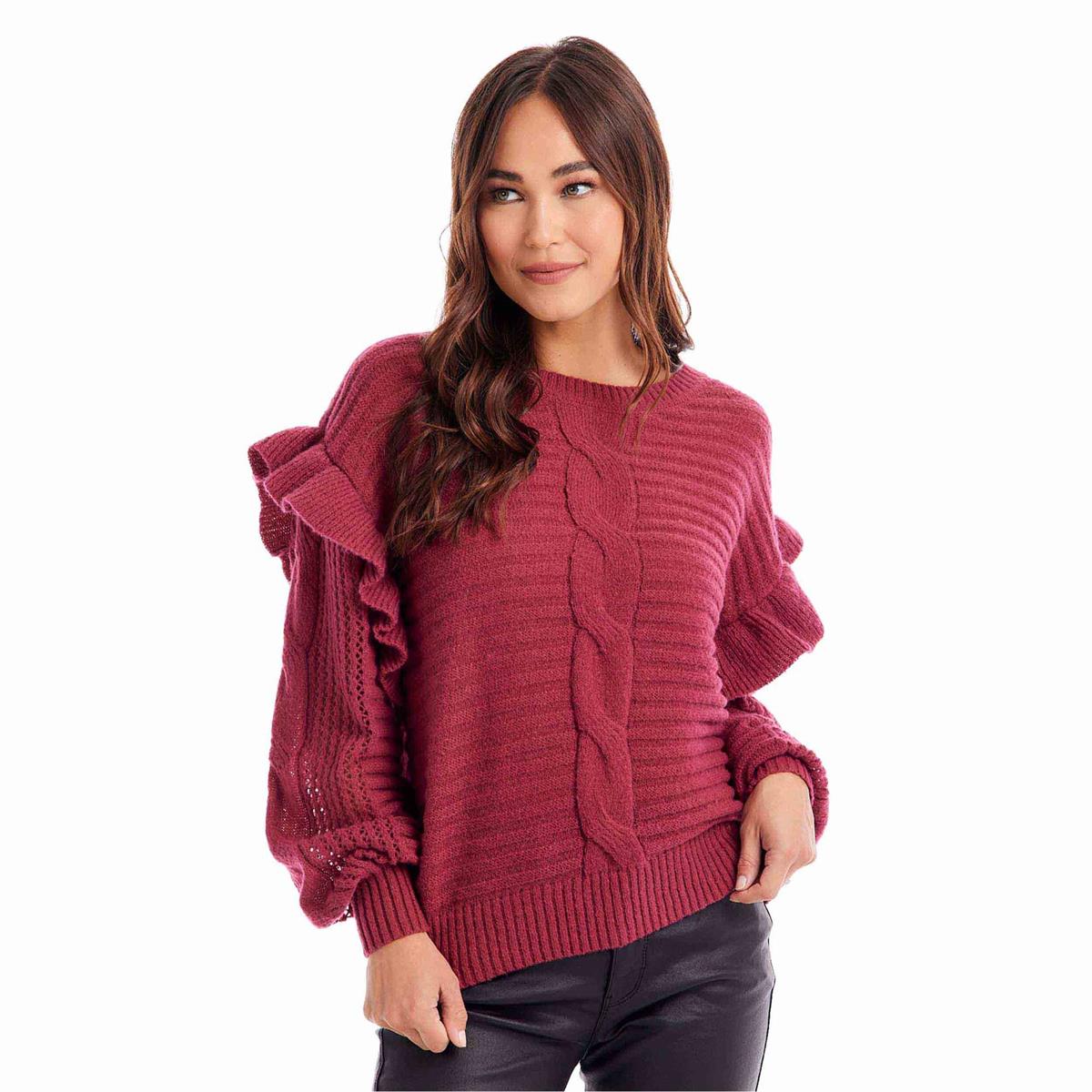Mud Pie Willow Ruffle Sweater