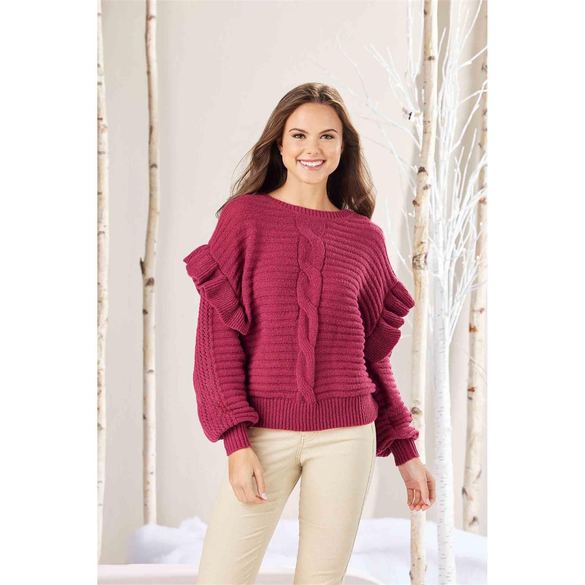 Mud Pie Willow Ruffle Sweater
