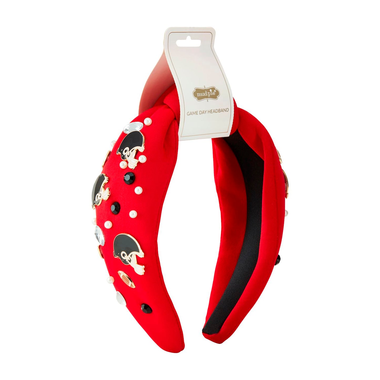 Mud Pie Red Gameday Headband