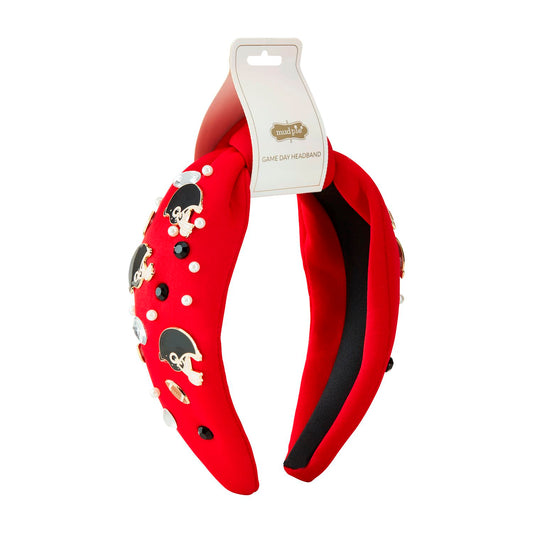 Mud Pie Red Gameday Headband