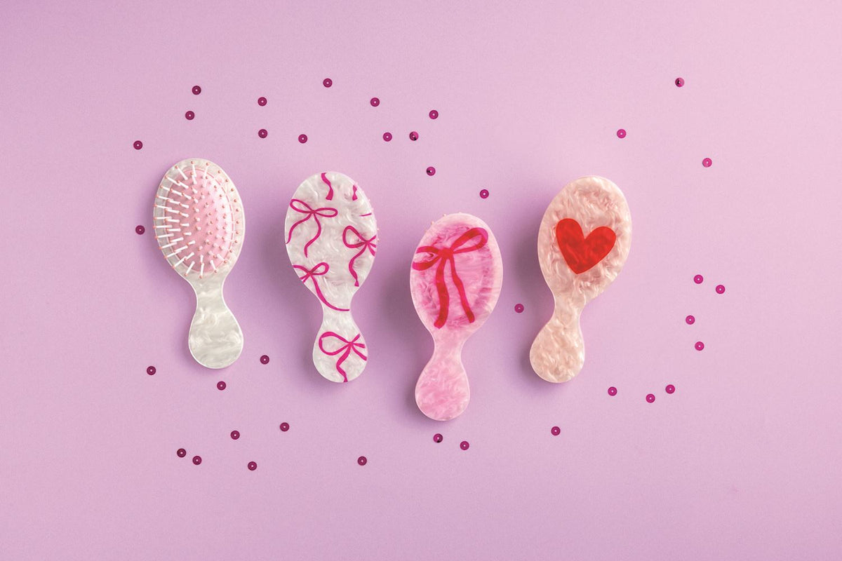 Mud Pie Sweetheart Hairbrushes