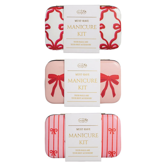 Mud Pie Bow Manicure Kit