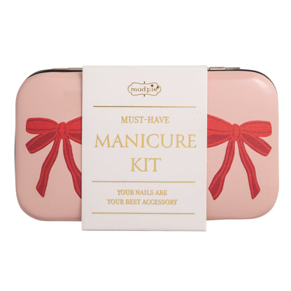 Mud Pie Bow Manicure Kit