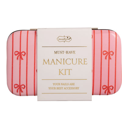 Mud Pie Bow Manicure Kit
