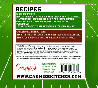 Carmies's Hail Mary Heat Dip Mix