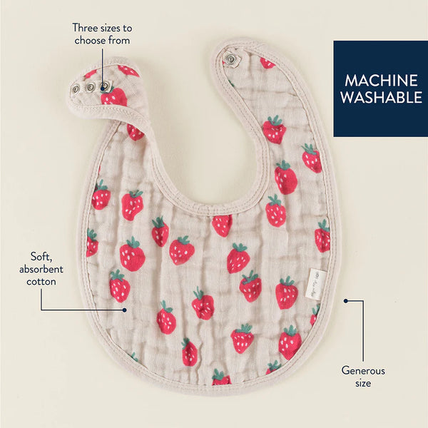 Itzy Bibs™ Set - Strawberries & Cream