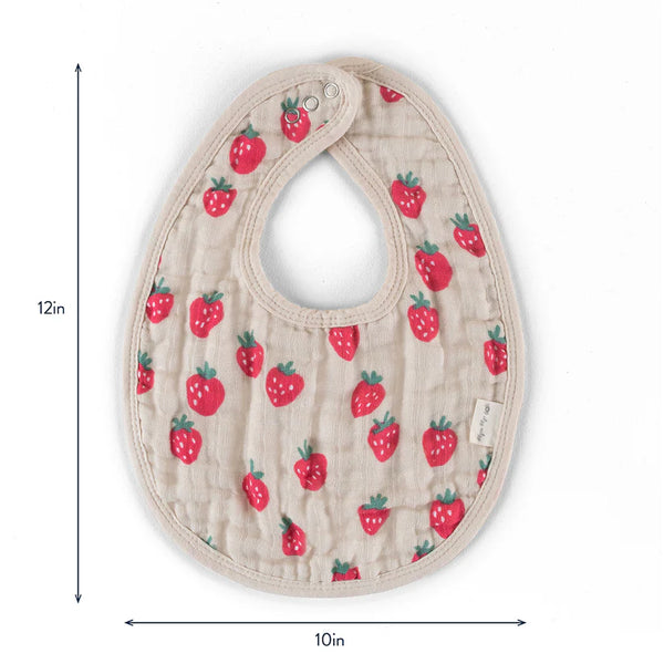 Itzy Bibs™ Set - Strawberries & Cream