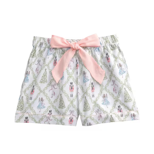 Mud Pie Nutcracker Pajama Shorts