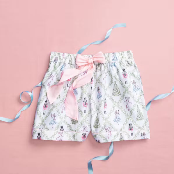 Mud Pie Nutcracker Pajama Shorts