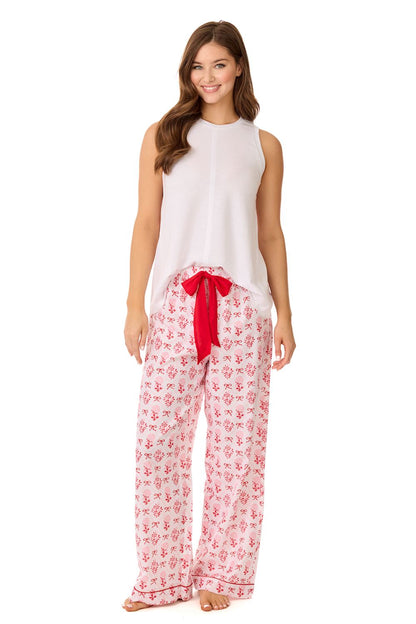 Mud Pie Bow Bloom Pajama Pants
