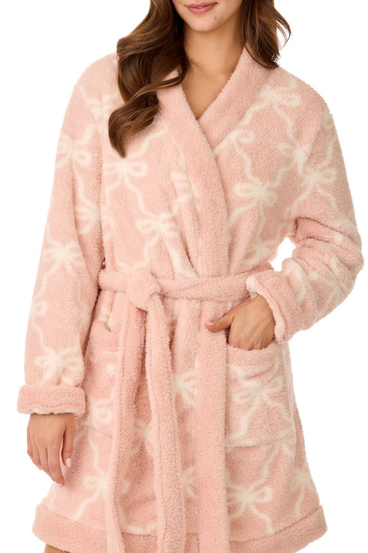 Mud Pie Blush Bow Robe