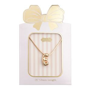 Mud Pie Gold Initial Necklaces