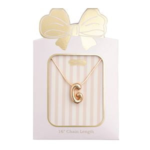 Mud Pie Gold Initial Necklaces