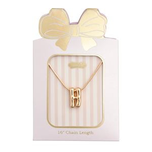 Mud Pie Gold Initial Necklaces