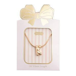 Mud Pie Gold Initial Necklaces