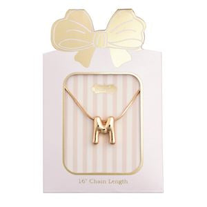 Mud Pie Gold Initial Necklaces