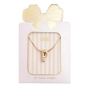 Mud Pie Gold Initial Necklaces