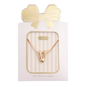 Mud Pie Gold Initial Necklaces