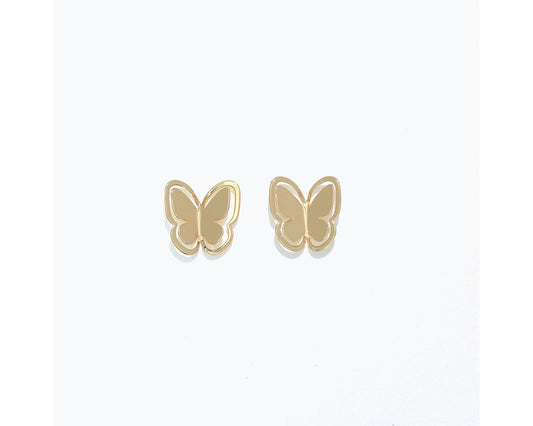 Cuties Gold Butterfly Cutout Earrings