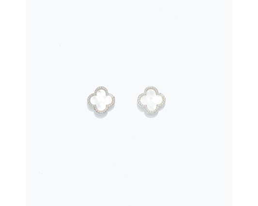Cuties White Clover Earrings