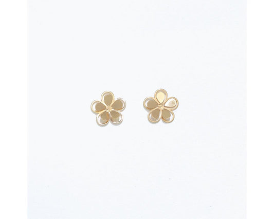Cuties Gold Flower Cutout Earrings