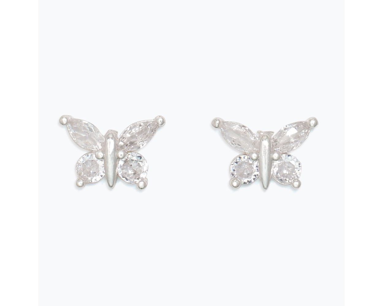 Cuties CZ Butterflies Earrings