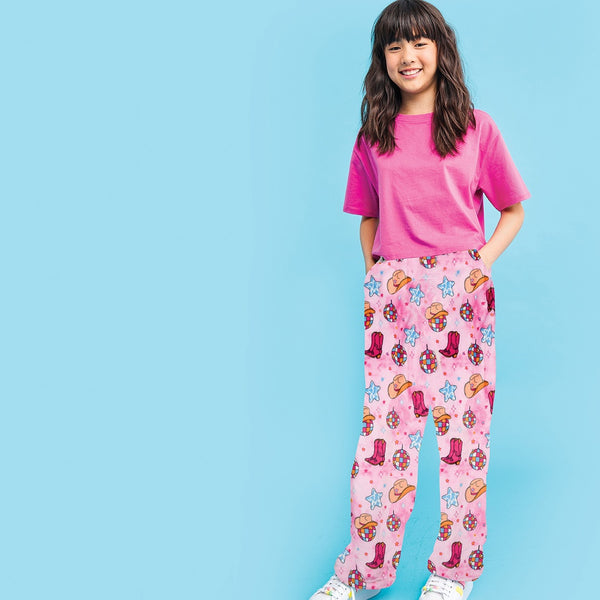 Youth Disco Cowgirl Plush Pants