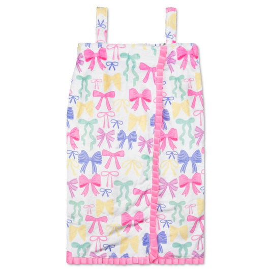 Youth Pretty Bows Plush Spa Wrap