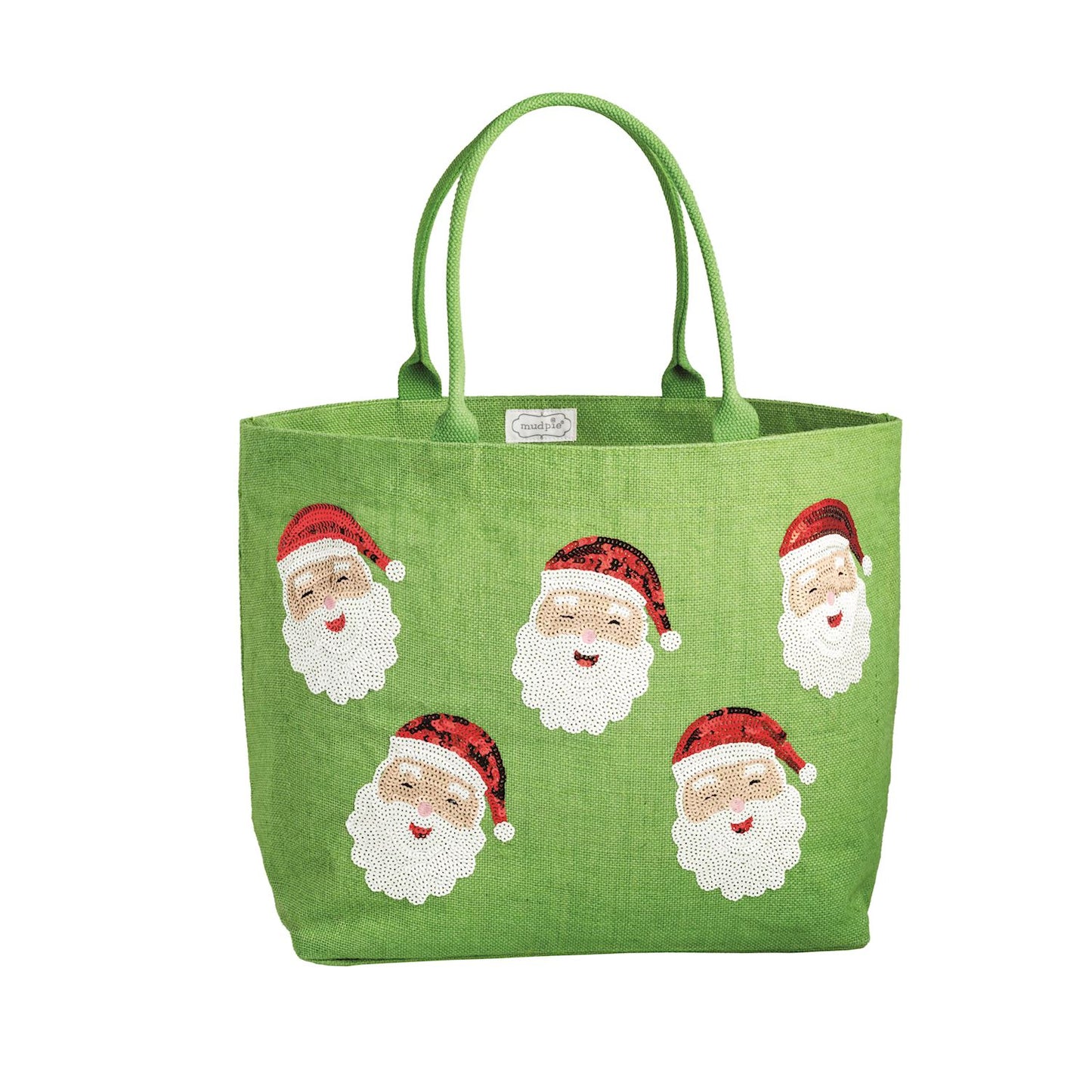 Mud Pie Holiday Classic Sparkle Totes