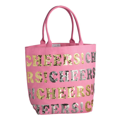 Mud Pie Cheers Sparkle Totes