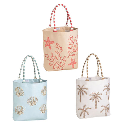 Mud Pie Luxe Coastal Totes
