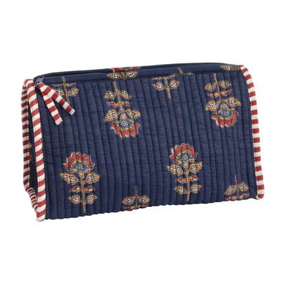 Mud Pie Navy Harvest Block Print Case