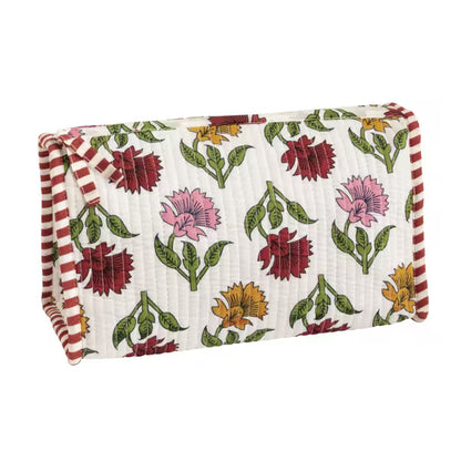 Mud Pie White Harvest Block Print Case